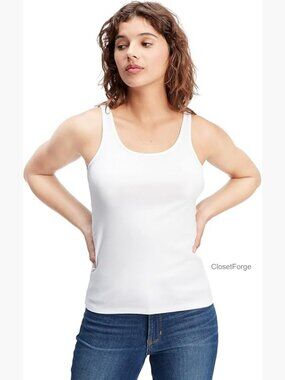 Favorite Tank Top Super Soft Cotton Knit Sleeveless Scoop Neck Everyday Layering